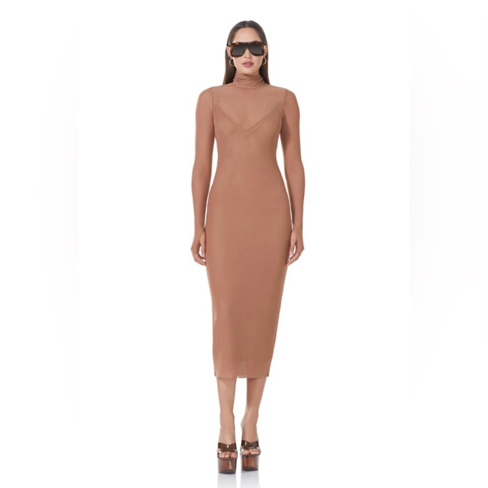 AFRM Shailene dress Raw Umber XS